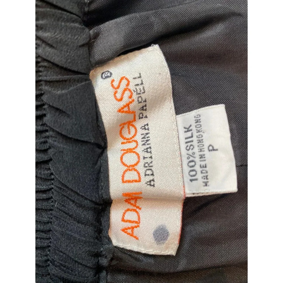Adam Douglass Black Elastic Waist Skirt With Pockets - Picture 4 of 4